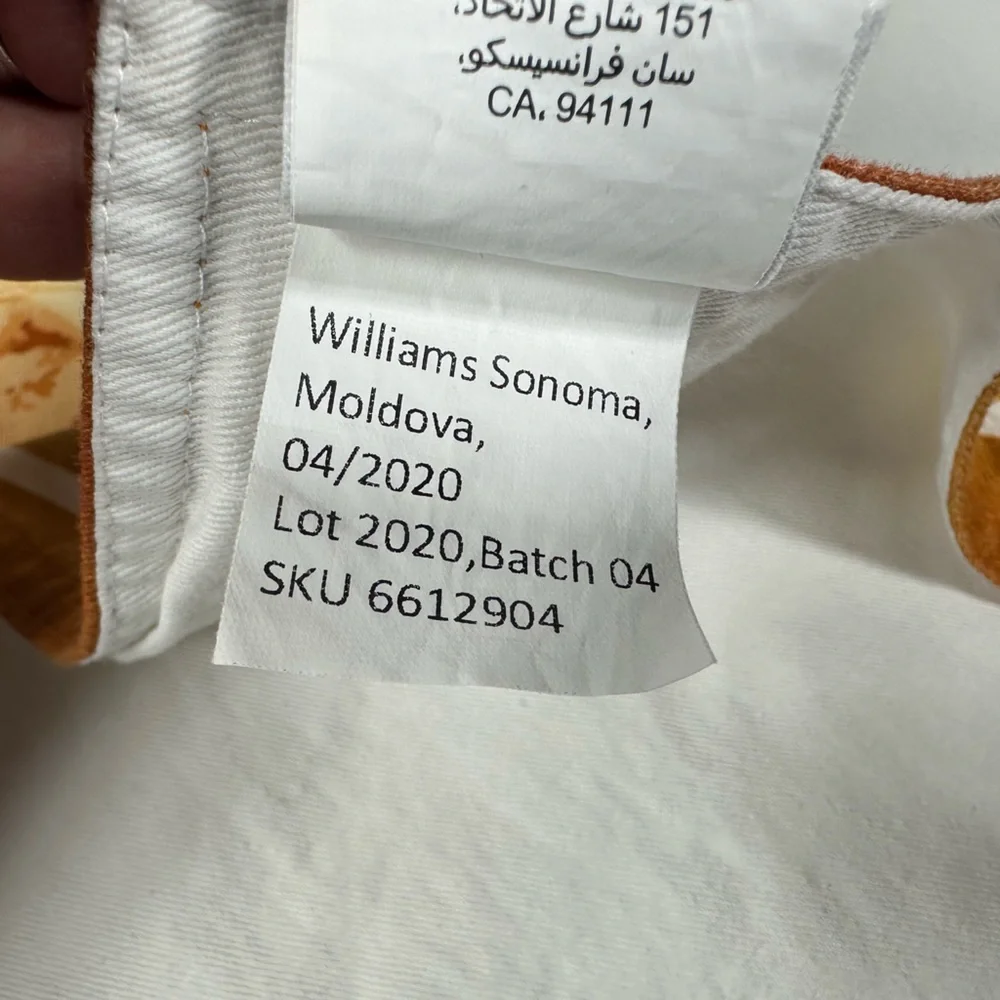 Williams-Sonoma Thanksgiving Heirloom Pumpkin Table Runner
